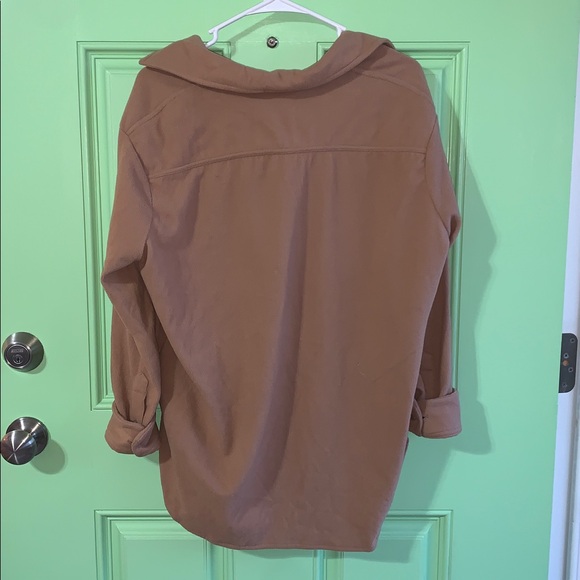 NWT Madewell Long Sleeve Button Up Top - Women’s size Medium - Picture 6 of 6
